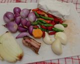 Foto langkah ke 1 dari resep Sayur santen 3t (terong+tempe+teri).