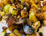 A picture of step 5 of AirFryer Eggplant with Veggies.