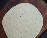 A picture of step 2 of Spiral Mathri.