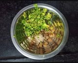 A picture of step 4 of Stuffed Dahi Vada.