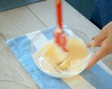 A picture of step 7 of Peach Decoration Cake (Chantilly Peche).