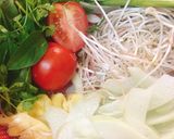 Hình bước làm 1 của món Canh Chua Trai Sông