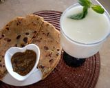 A picture of step 2 of Besan Ki Roti.