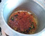 A picture of step 6 of Drumstick curry.