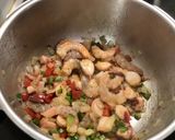 Foto del paso 2 de la receta Potaje de garbanzos con pulpo y langostinos 🦐 (versión diferente para Cuaresma)
