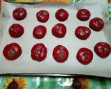 A picture of step 5 of Red Velvet Cookies#RedthemeChallenge#valentinedish.