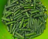 Foto langkah ke 1 dari resep Tauge Kacang Panjang Bunga Pepaya.