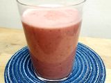 Batido de Fresa, frutos secos y Avena