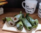 Foto langkah ke 8 dari resep Lemper Ketan isi Abon.