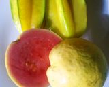 Foto langkah ke 1 dari resep Jus Jambu Biji Merah & Belimbing.