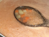 Escabeche de pollo en caldo