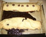 Linzertekercs zserbós, és kakaós töltelékkel recept fázis 4 fotója