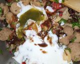 A picture of step 7 of Blackened Boondi Chaat.
