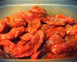 A picture of step 1 of Seasoned Steak Strips.