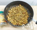 A picture of step 3 of Hyderabadi Khagina with Thyme.
