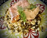 Foto del paso 6 de la receta: Arroz carnaroli con hinojo silvestre y salmón