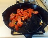 A picture of step 3 of Cauliflower and Tomato Stir-Fry.