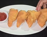 A picture of step 16 of Punjabi samosa | #weekbrown #rainbowchallange.