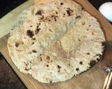 A picture of step 1 of Leftover Roti Tawa Pizza 🍕.