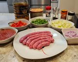 Foto del paso 1 de la receta Pisto con salchichas frescas