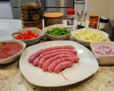 Foto del paso 1 de la receta: Pisto con salchichas frescas