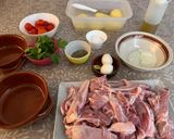 A picture of step 1 of Oven-Baked Lamb with Potatoes.
