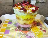 A picture of step 3 of Multi layered Pudding.
