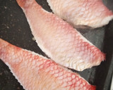 Foto del paso 4 de la receta: Loritos a la Plancha con Patatas Gajo y Mayonesa de Soja y Salsa de Humo