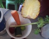 A picture of step 1 of Vegetable Juice.