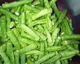 Kacang Panjang Bumbu Rujak langkah memasak 1 foto