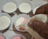 Foto langkah ke 9 dari resep Bolu Kukus Mekar (Semangka).