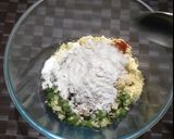 A picture of step 1 of Crispy Bhindi pakora.