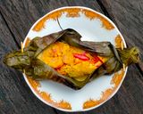 Foto langkah ke 9 dari resep Pais Iwak Nila/Pepes Ikan Nila khas Banjarmasin.