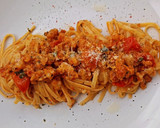Foto del paso 14 de la receta: Tallarines con gambas, cherrys y ajos