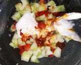A picture of step 2 of Easy Cheesy nachos with salsa dip.
