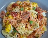 Foto langkah ke 2 dari resep Salad Kentang dengan Telur dan Sayuran Campur (Potato Salad with Egg and Mix vegetable).