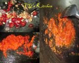 Une image de l'étape 1 de Peau de vache Frit Le sambal avec Haricots à œil noir.