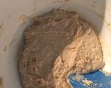 A picture of step 1 of Açma (soft rolled bread).