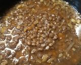 A picture of step 3 of Lentils, Leeks, and Garlic.