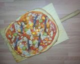 Foto del paso 7 de la receta Coca destapada de atún y anchoas