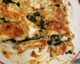 Foto del paso 5 de la receta: Canelones de espinaca con salsa blanca y tuco