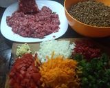 Foto del paso 2 de la receta: Fatay de carne, lentejas y verduras ❤️