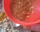 A picture of step 3 of Keema samosey.