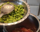 A picture of step 5 of Edamame beans Pulao 😋.