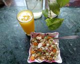 A picture of step 3 of Sprouts with mango juice.