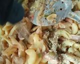A picture of step 7 of Chicken Fajita Pasta.