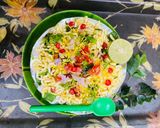 A picture of step 3 of Kara pori Evening snacks in Tamilnadu.
