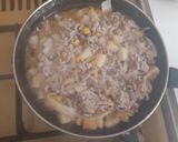 A picture of step 2 of Sofie's Nacho plate.