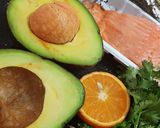 A picture of step 1 of Lime'n'thyme salmon with quinoa basil salad.