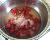A picture of step 7 of Vickys Roast Pork with Raspberry Sauce, GF DF EF SF NF.